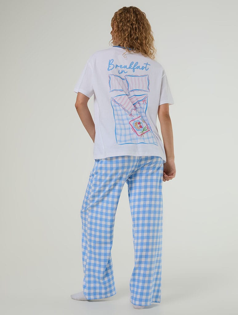 Breakfast in Bed Pyjama Set with Eyemask - Image 5