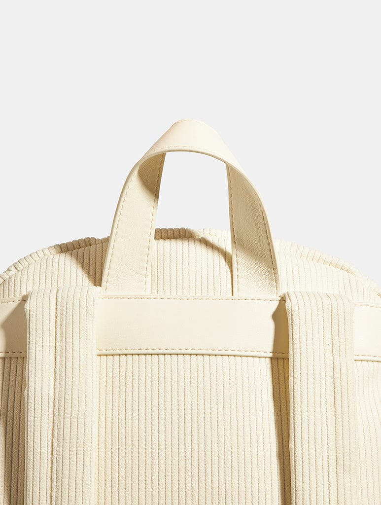 Burgundy Bow Embroidered Backpack - Image 4