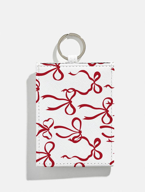 Burgundy Bows Card Holder - Image 1