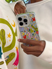 Catarina Morais x Skinnydip People Pattern Shock iPhone Case