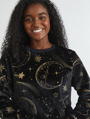 Celestial Gold Twosie Fleece Pyjama Set