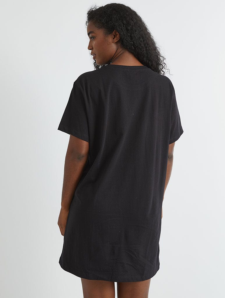 Celestial Nightie in Black - Image 3