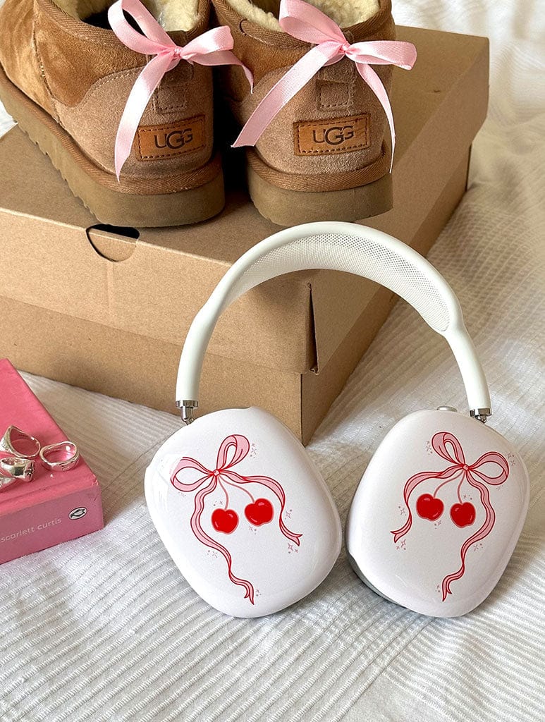 Cherry Bow AirPods Max Case in Gloss