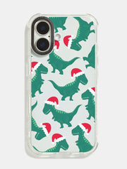 Christmas Dino Shock iPhone Case