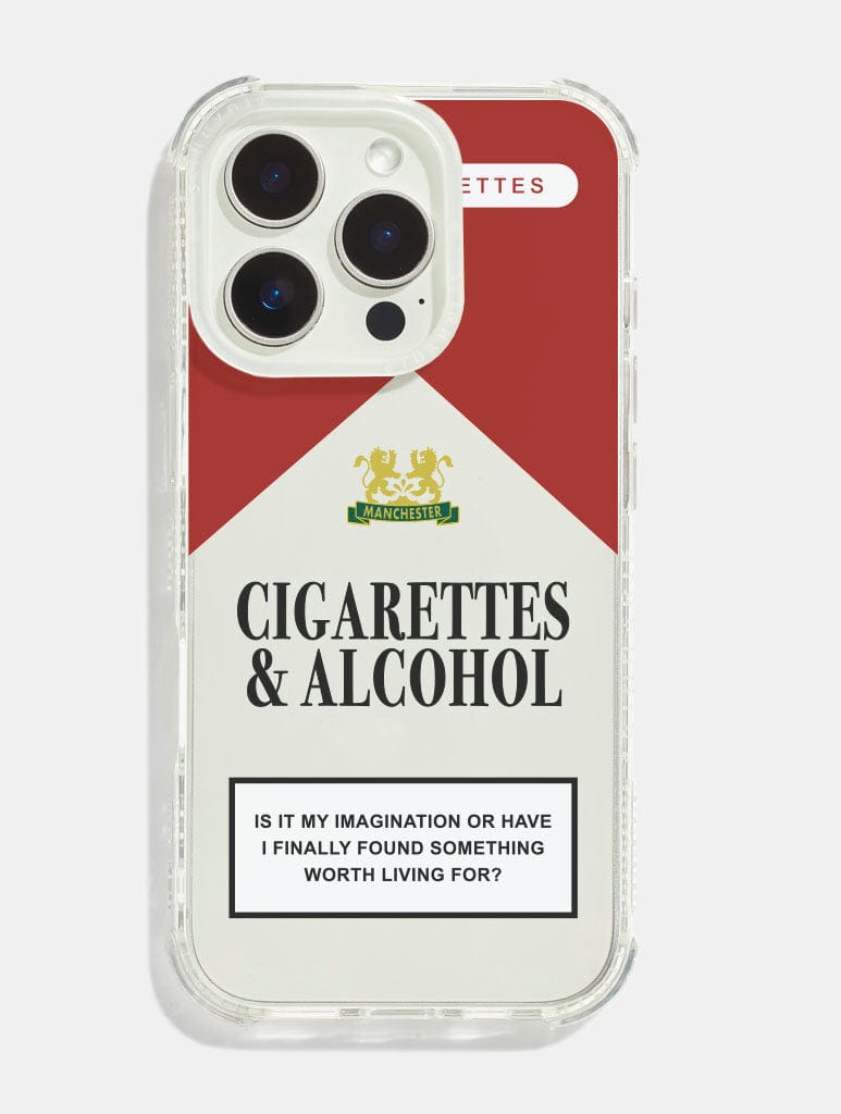 Cigarettes & Alcohol Shock iPhone Case - Image 1