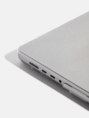 Clear Glitter Transparent MacBook Case
