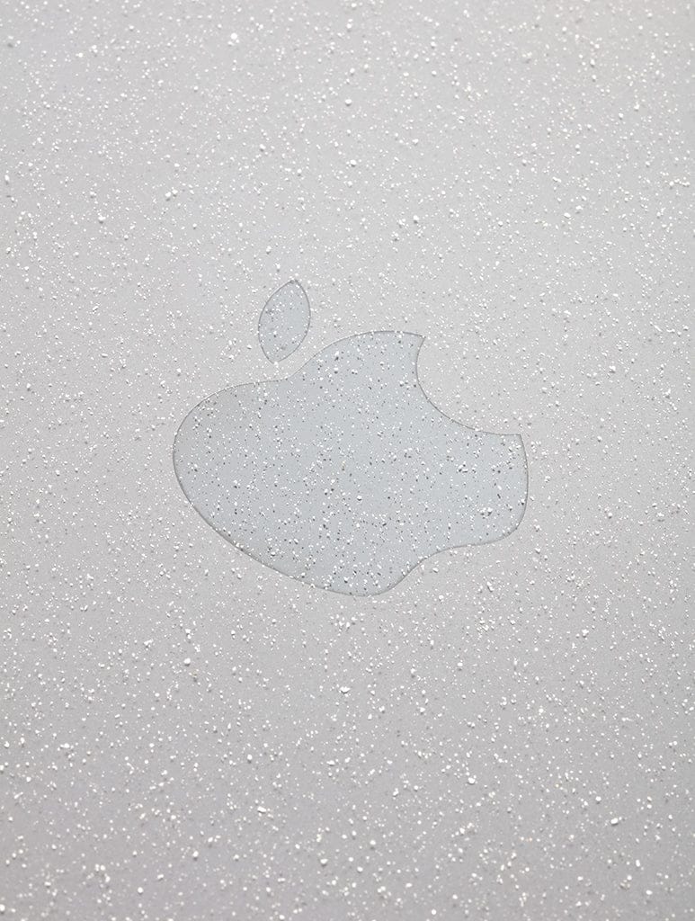 Clear Glitter Transparent MacBook Case