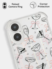 Cocktail Bows Shock iPhone Case