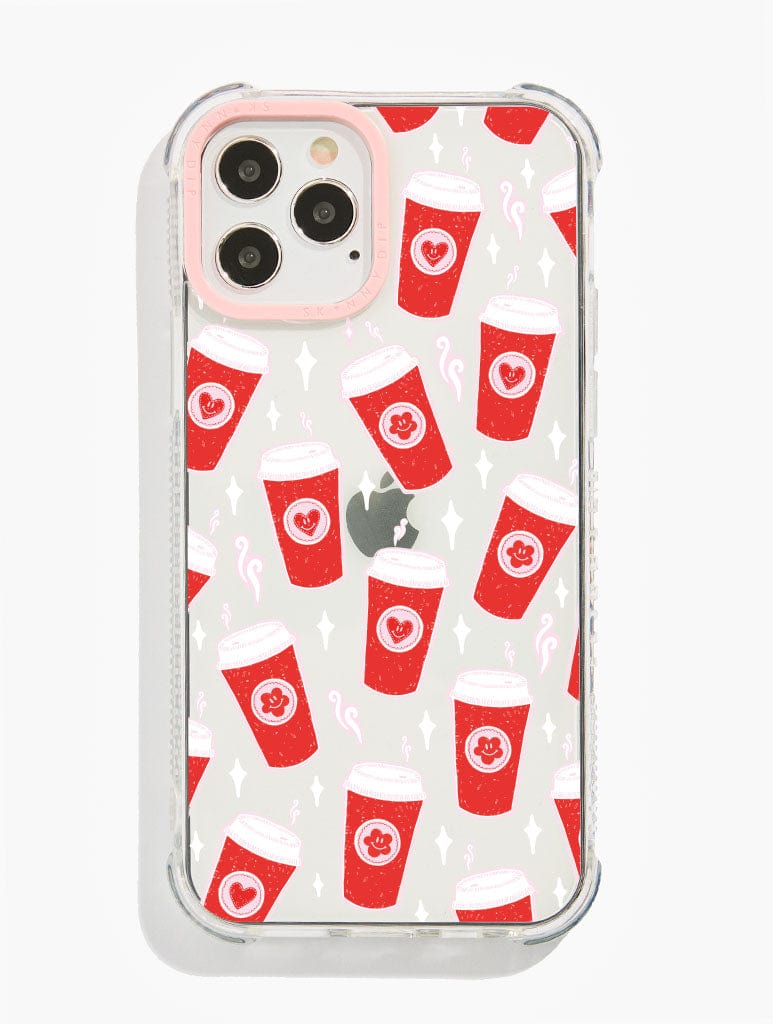 Coffee Cups Shock iPhone Case - Image 1