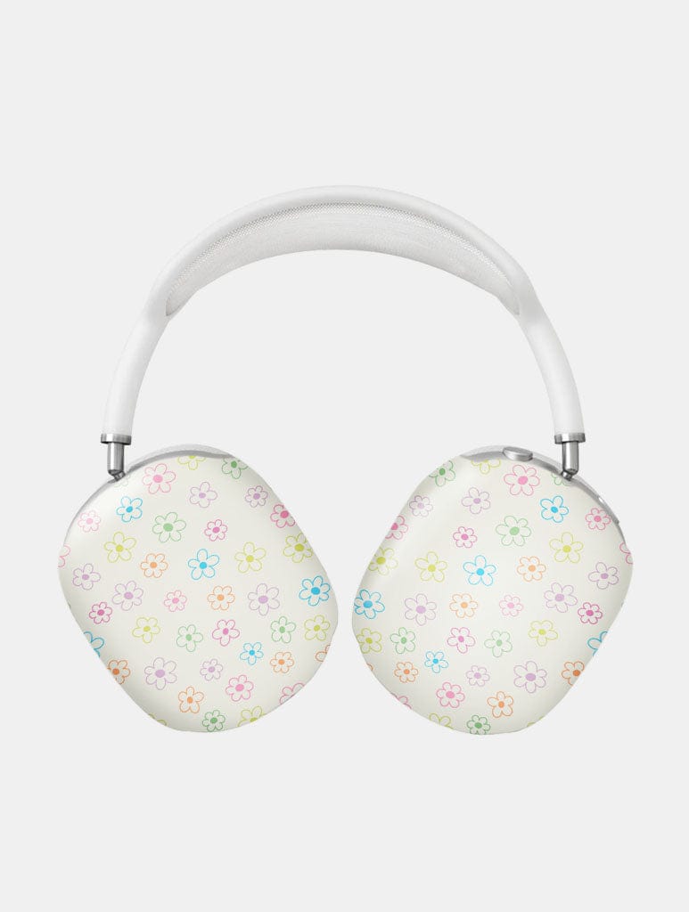 Colourful Flower Outline AirPods Max Case in Matte - Image 1