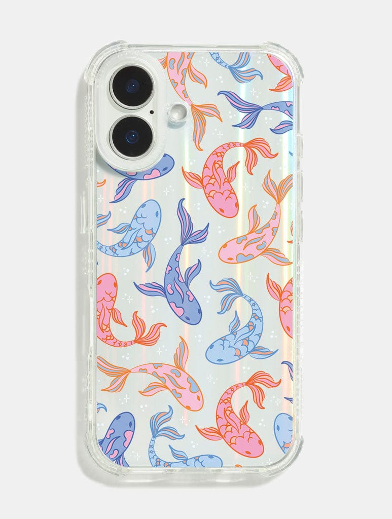 Colourful Koi Fish Shock iPhone Case - Image 1