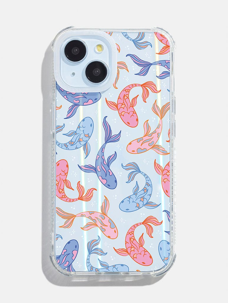 Colourful Koi Fish Shock iPhone Case - Image 1