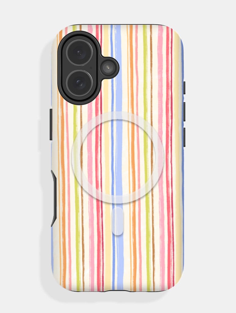 Colourful Stripes Magsafe Ultra Protective iPhone Case - Image 1