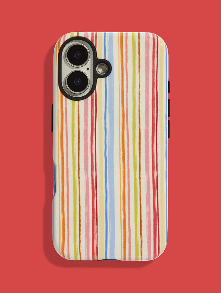 Colourful Stripes Ultra Protective iPhone Case - Image 1