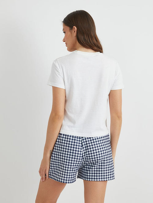 Cute But Cries A Lot Baby T-Shirt in White - Image 2