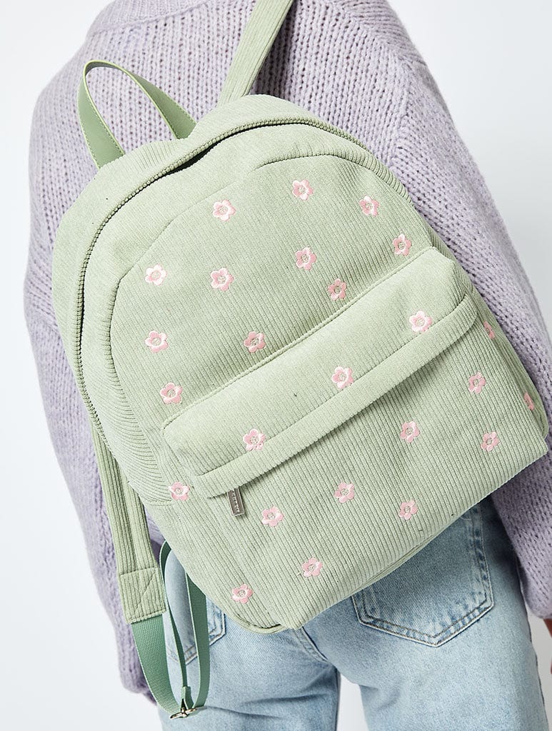 Daisy Repeat Backpack in Sage - Image 1