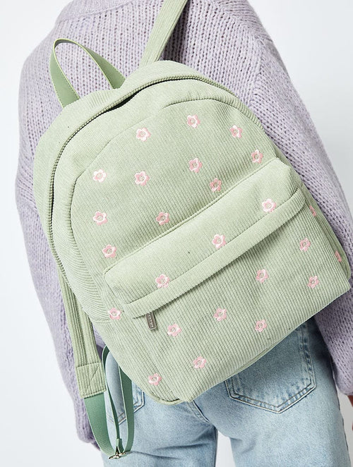 Daisy Repeat Backpack in Sage - Image 1