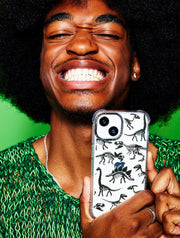 Dino Skeleton Shock iPhone Case