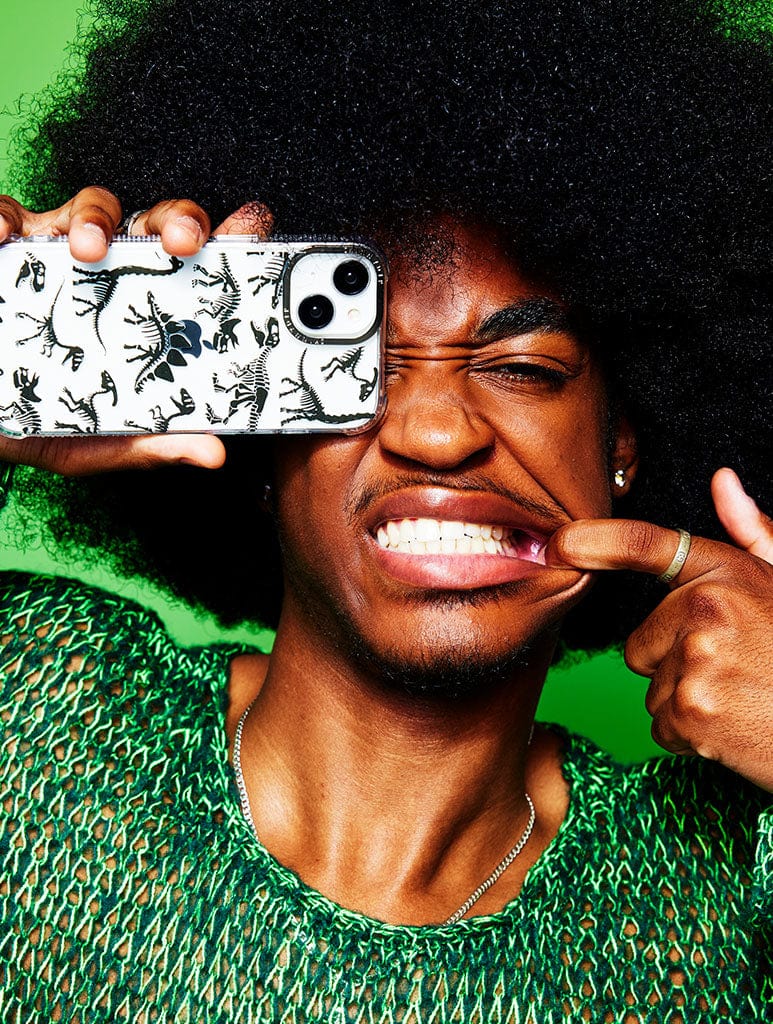 Dino Skeleton Shock iPhone Case