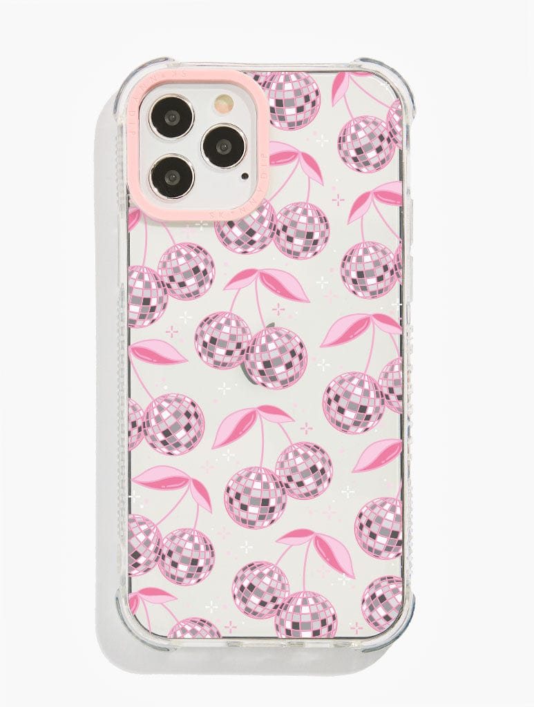 Disco Cherries Pink Shock iPhone Case - Image 1