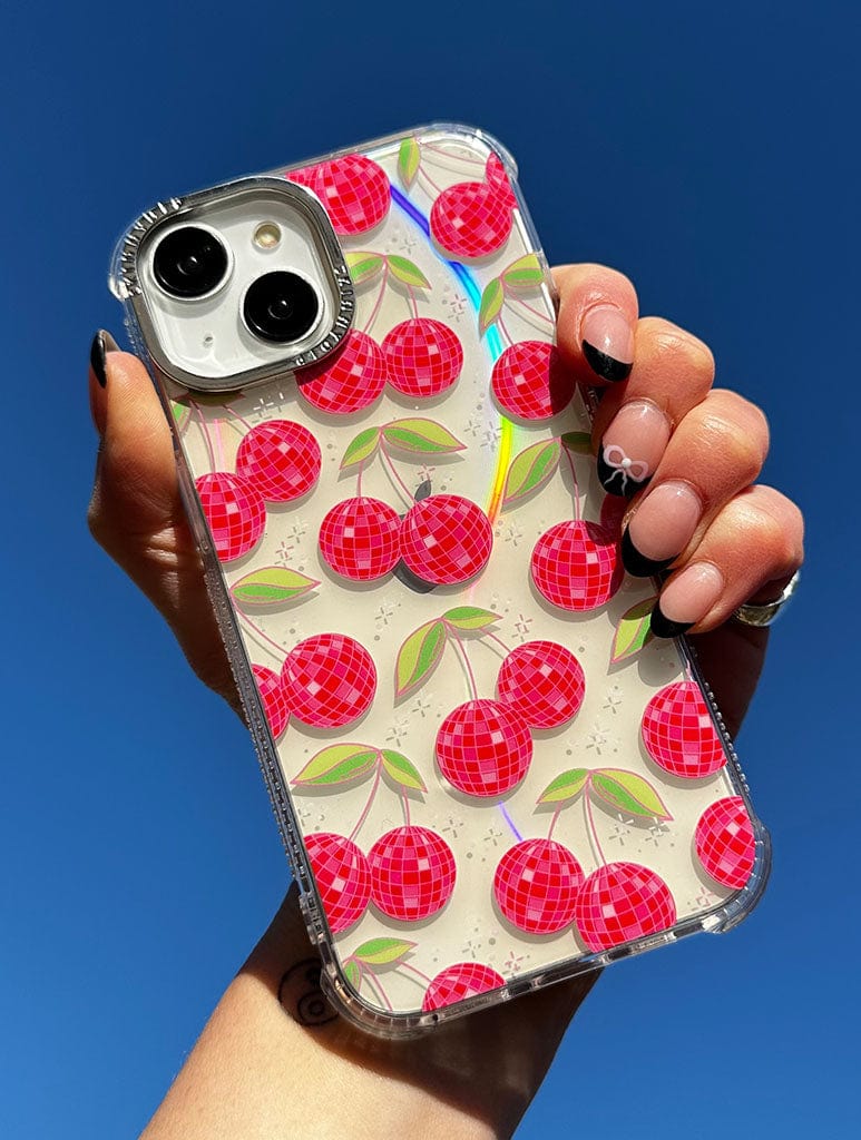 Disco Cherries Shock iPhone Case - Image 2