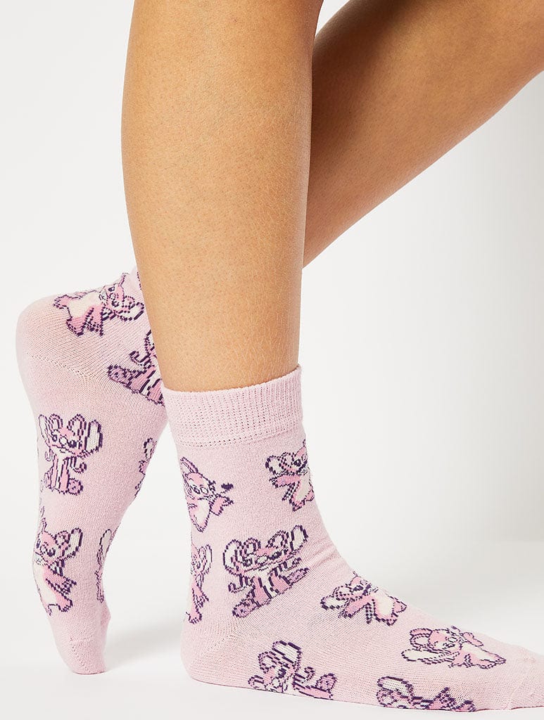 Disney Angel Stitch Socks - Image 1