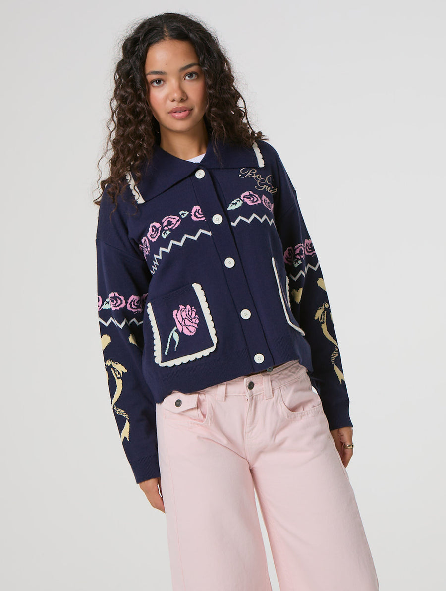 Disney Beauty and The Beast Knitted Cardigan - Image 1