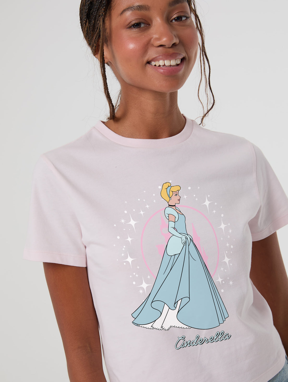 Disney Cinderella Baby T-Shirt In Pink - Image 2