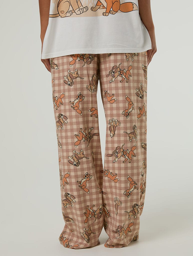 Disney Fox & The Hound T-Shirt & Trouser Set with Eye Mask - Image 9