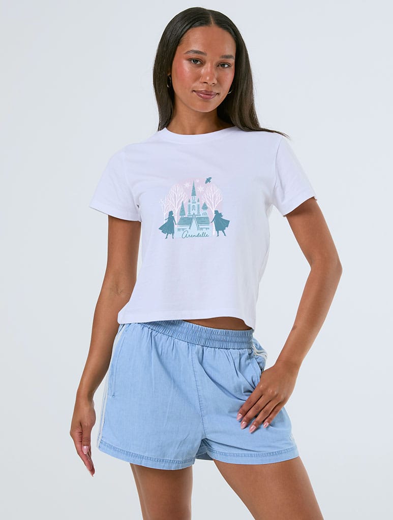 Disney Frozen Arendelle Baby T-Shirt In White