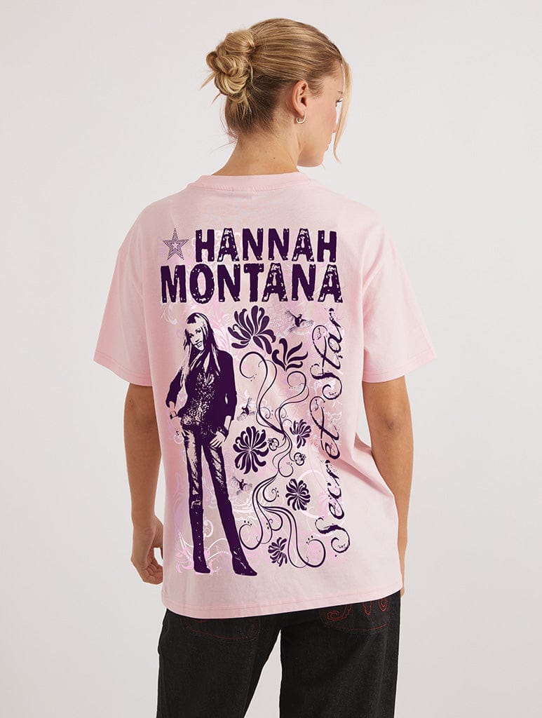 Disney Hannah Montana Secret Star T-Shirt In Pink - Image 1
