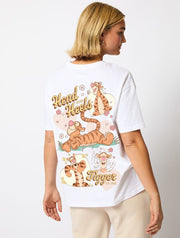 Disney Head Over Heels Tigger T-Shirt in Ecru