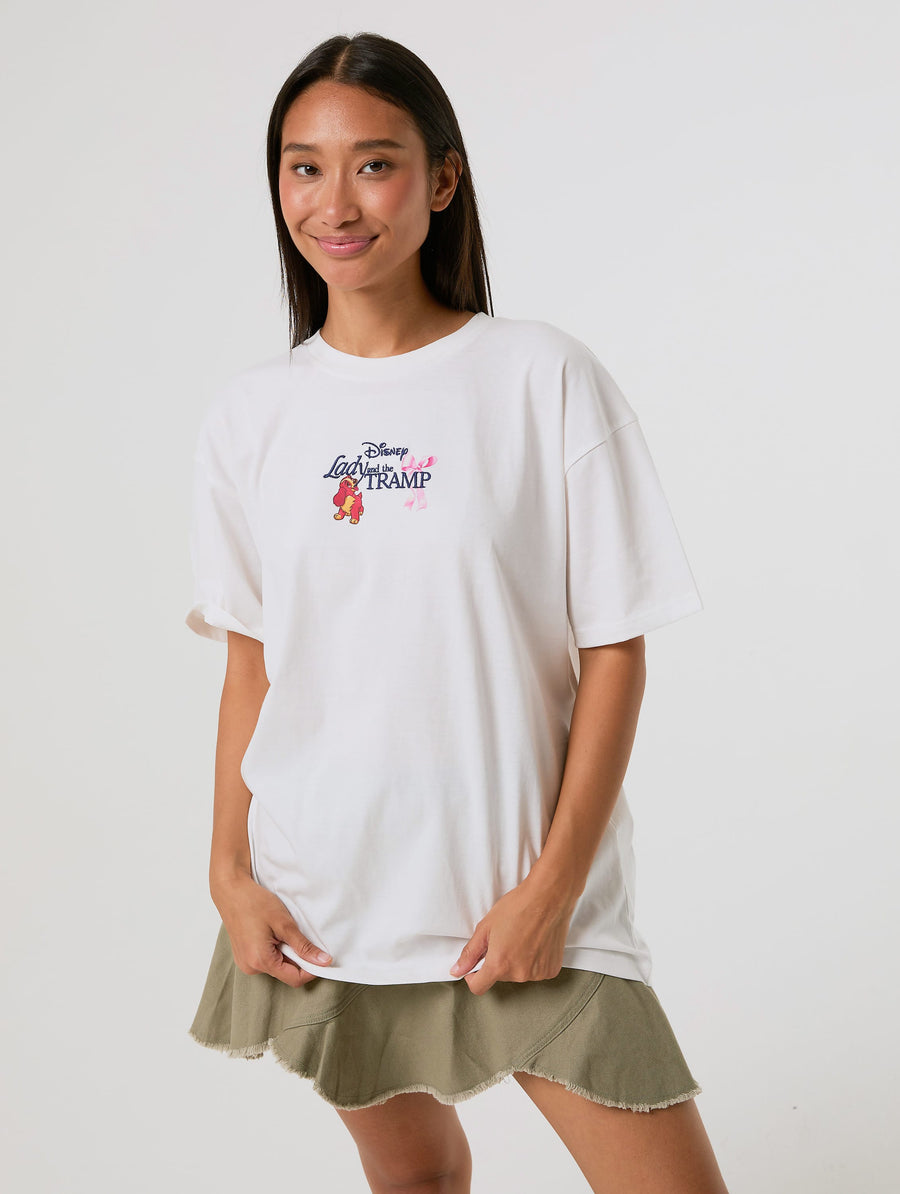 Disney Lady and The Tramp Poster T-Shirt