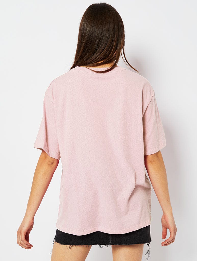 Disney Little Mermaid Sunset T-Shirt in Pink