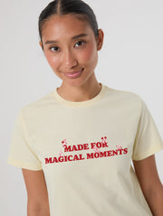 Disney "Made For Magical Moments" Baby T-Shirt In Butter Yellow