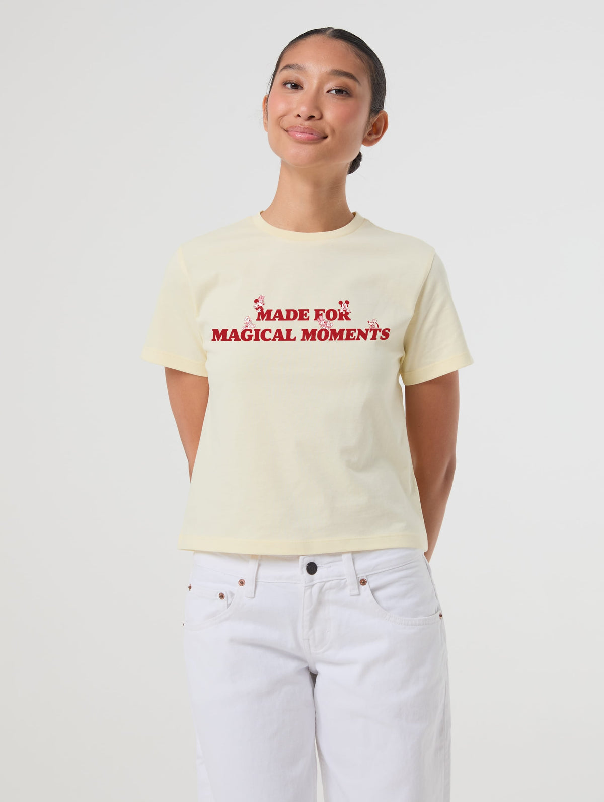 Disney "Made For Magical Moments" Baby T-Shirt In Butter Yellow - Image 2