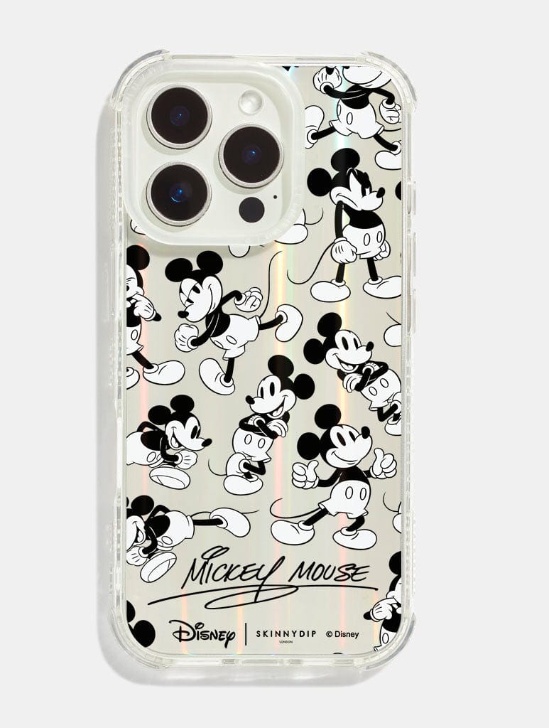 Disney Mickey Mouse Black And White Shock iPhone Case - Image 1