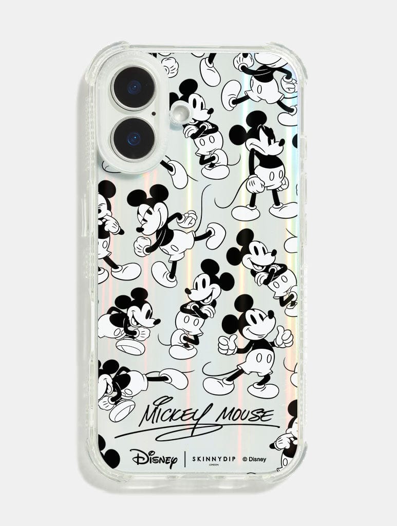 Disney Mickey Mouse Black And White Shock iPhone Case - Image 1