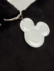 Disney Mickey Mouse Fluffy Tote Bag with Chrome Charm