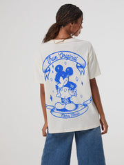 Disney Mickey Mouse Original Spray Paint T-Shirt In White