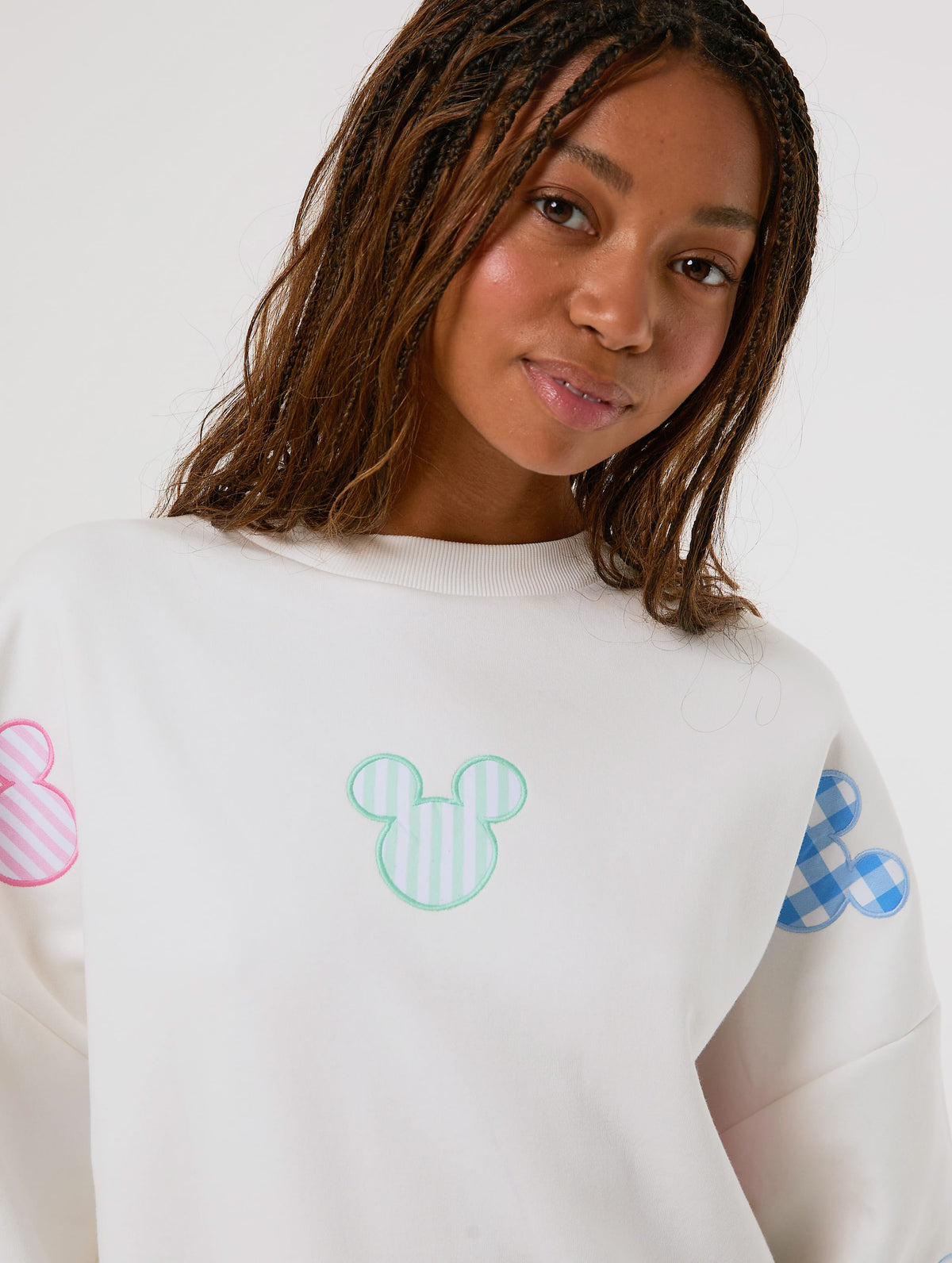 Disney Mickey Mouse Patch Oversized Sweatshirt - Image 4