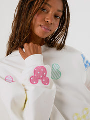 Disney Mickey Mouse Patch Oversized Sweatshirt