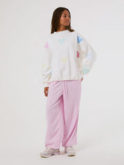Disney Mickey Mouse Patch Oversized Sweatshirt