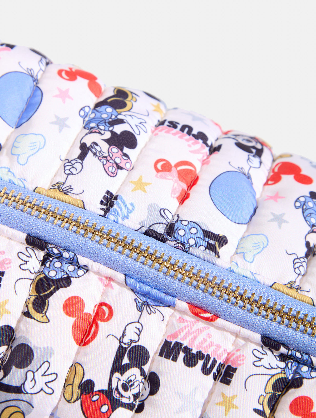 Disney Mickey Mouse Quilted Makeup Bag 2pc Set - Image 6