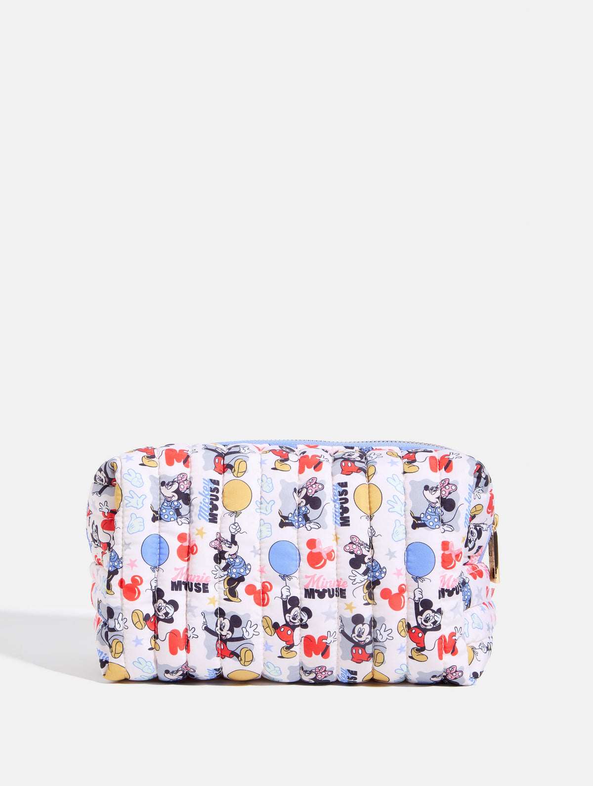 Disney Mickey Mouse Quilted Makeup Bag 2pc Set - Image 5