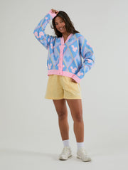 Disney Mickey Mouse Repeat Knitted Cardigan