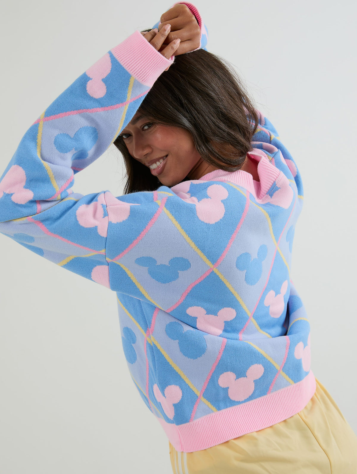 Disney Mickey Mouse Repeat Knitted Cardigan - Image 9
