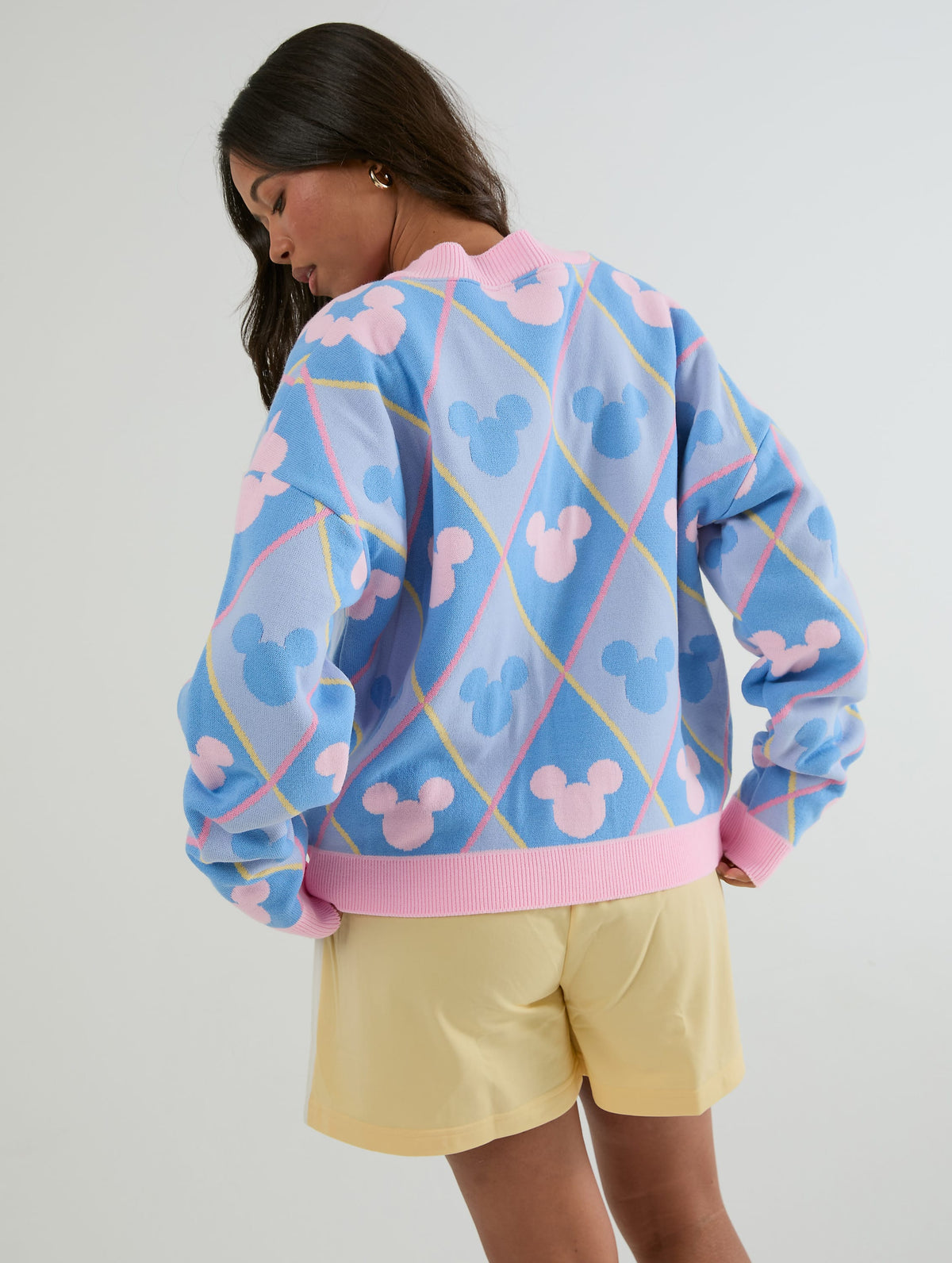 Disney Mickey Mouse Repeat Knitted Cardigan - Image 12