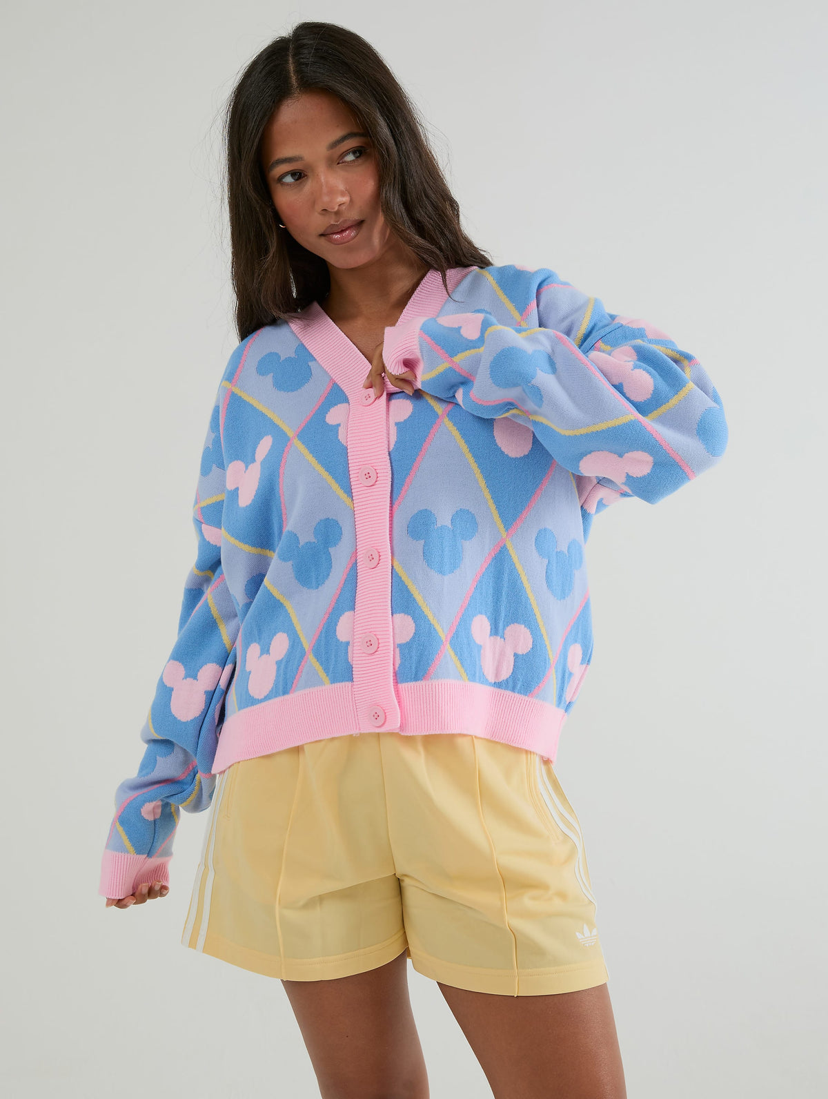 Disney Mickey Mouse Repeat Knitted Cardigan - Image 6