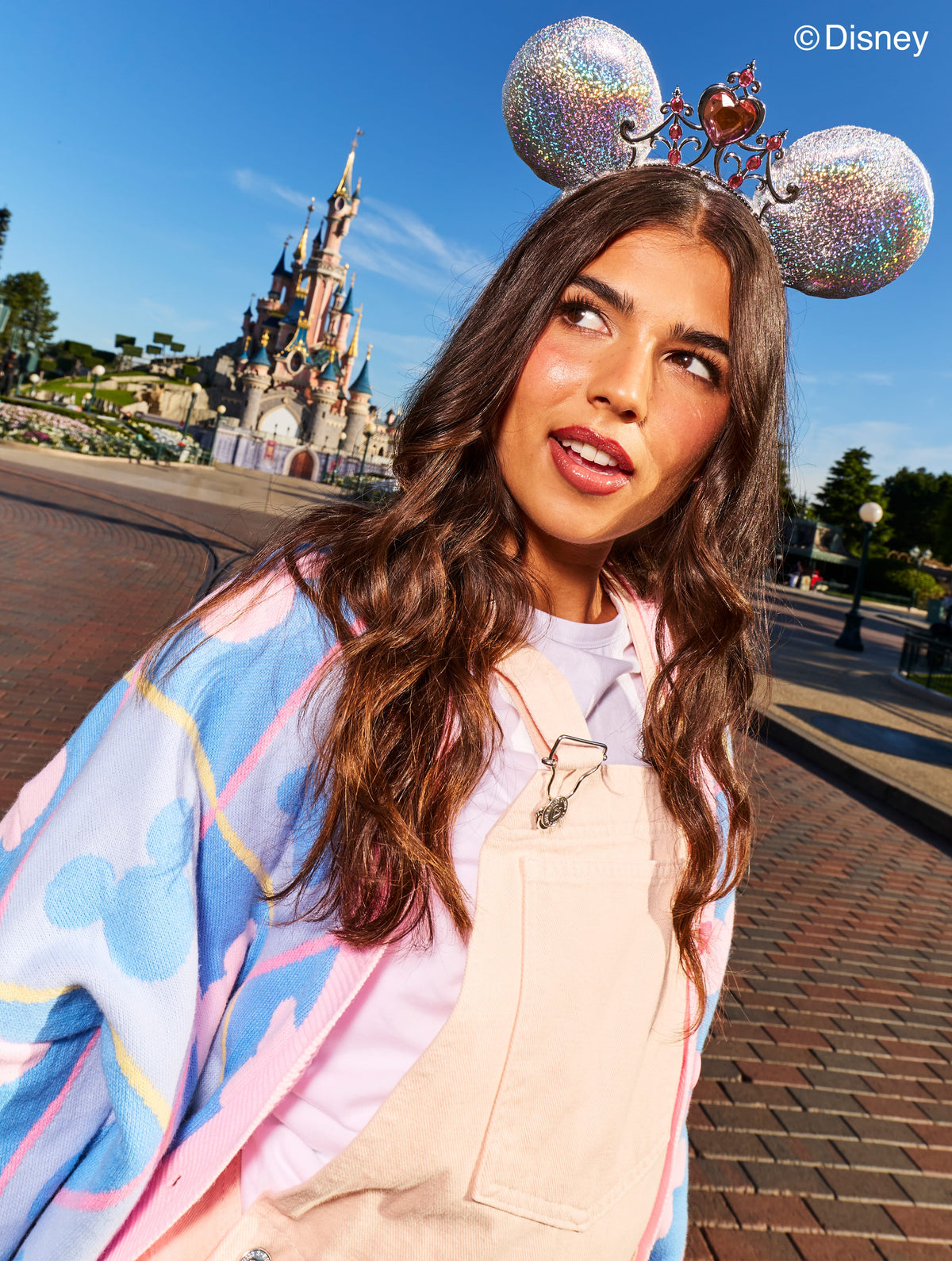 Disney Mickey Mouse Repeat Knitted Cardigan - Image 1